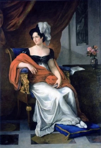 Ritratto di Lucia Migliaccio, duchessa di Florida e moglie morganatica del re Ferdinando I delle Due Sicilie